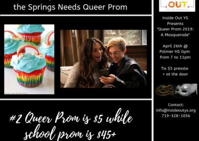 #2 Queer Prom is $5 while school prom is $45+.